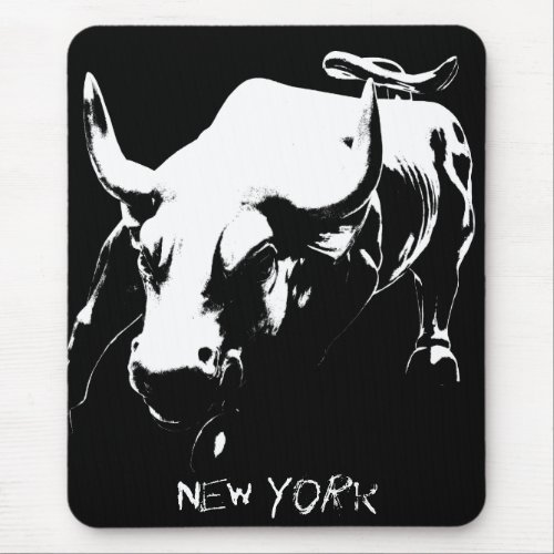 New York Mousepad Bull Landmark New York Gifts
