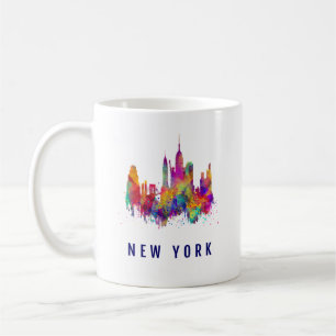 New York Mug   Nyc Skyline Print Coffee Cup