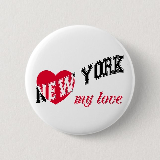 New York my love Button (Front)