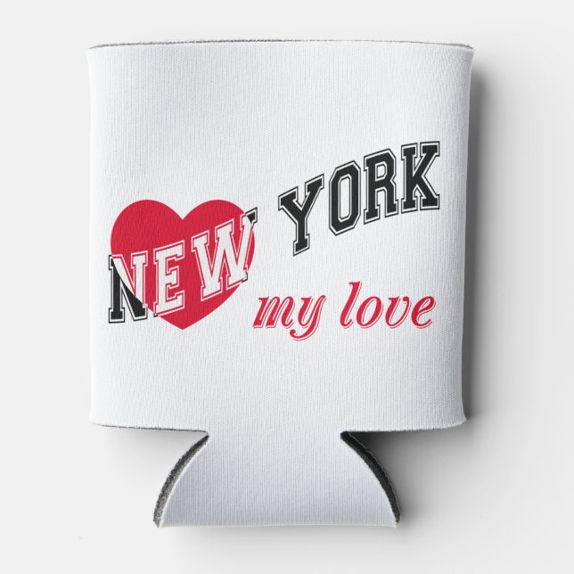 New York my love Can Cooler (Front)