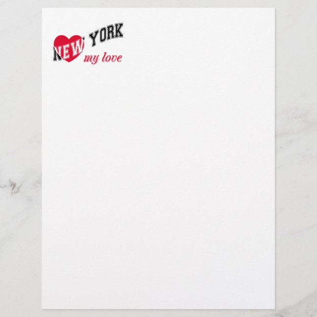 New York my love Letterhead (Front)