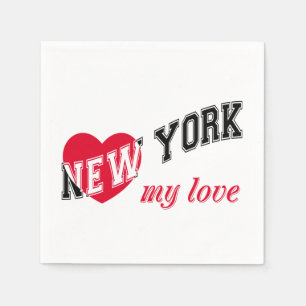 New York my love Napkins