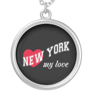 New York my love Silver Plated Necklace