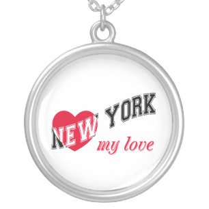 New York my love Silver Plated Necklace