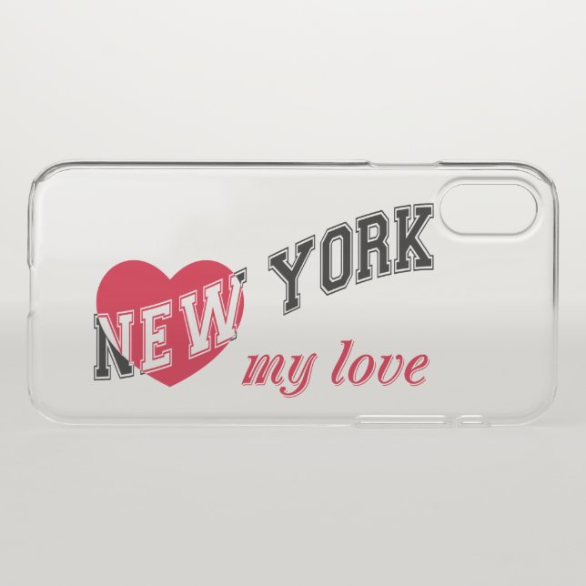 New York my love Uncommon iPhone Case (Back (Horizontal))