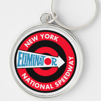 New York National Speedway Vintage sign Keychain