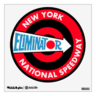 New York National Speedway vintage sign Wall Decal