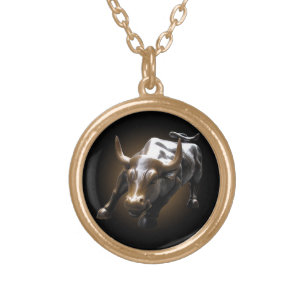 New York Necklace Bull Statue NYC Souvenir