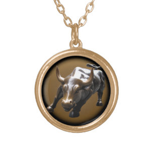 New York Necklace Bull Statue NYC Souvenir