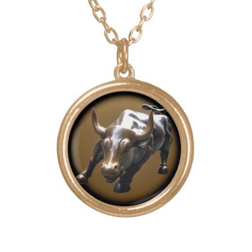 New York Necklace Bull Statue NYC Souvenir