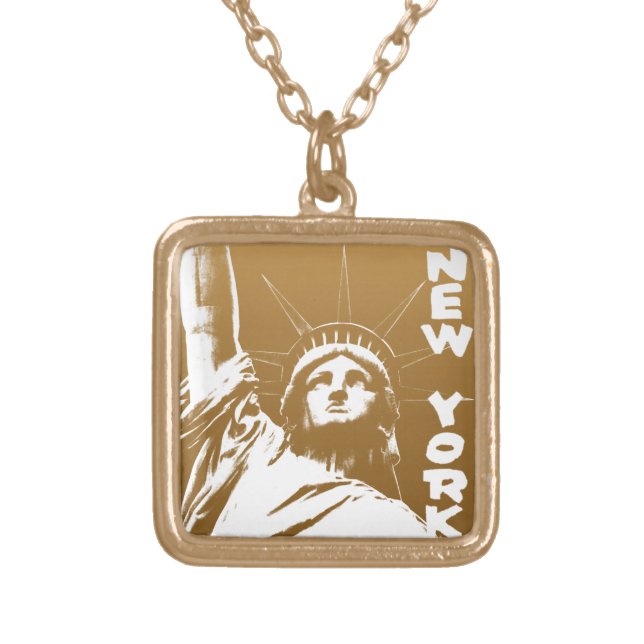 New York Necklace Statue of Liberty NYC Souvenir (Front)