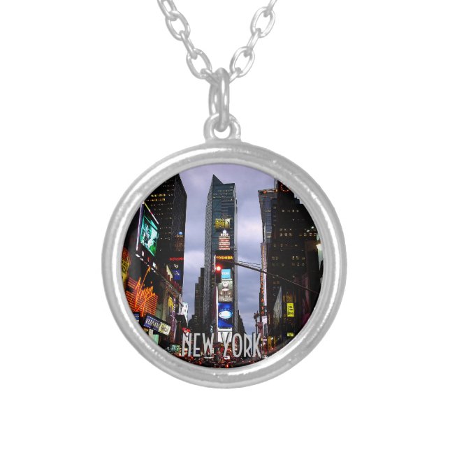 New York Necklace Times Square New York Souvenir (Front)