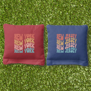 New York/New Jersey Cornhole Bags