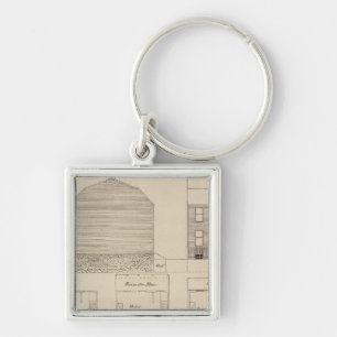 New York, New Jersey, Pennsylvania Keychain