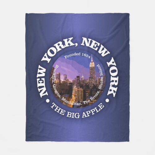 New York New York cities Fleece Blanket