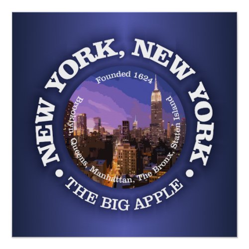 New York New York cities Poster