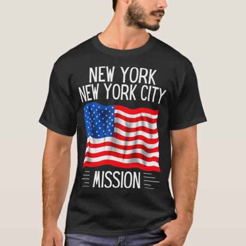 New York New York City LDS Mission Proud Mormon Mi T_Shirt