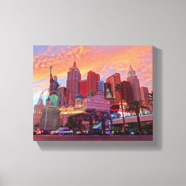 New York – New York Hotel #3 Canvas Print (Front)