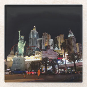 New York – New York Hotel #4 Glass Coaster