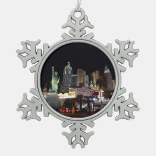 New York – New York Hotel #4 Snowflake Ornament