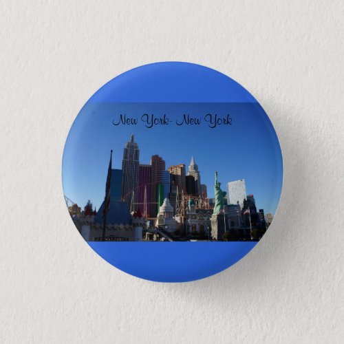 New York  New York Hotel Pinback Button