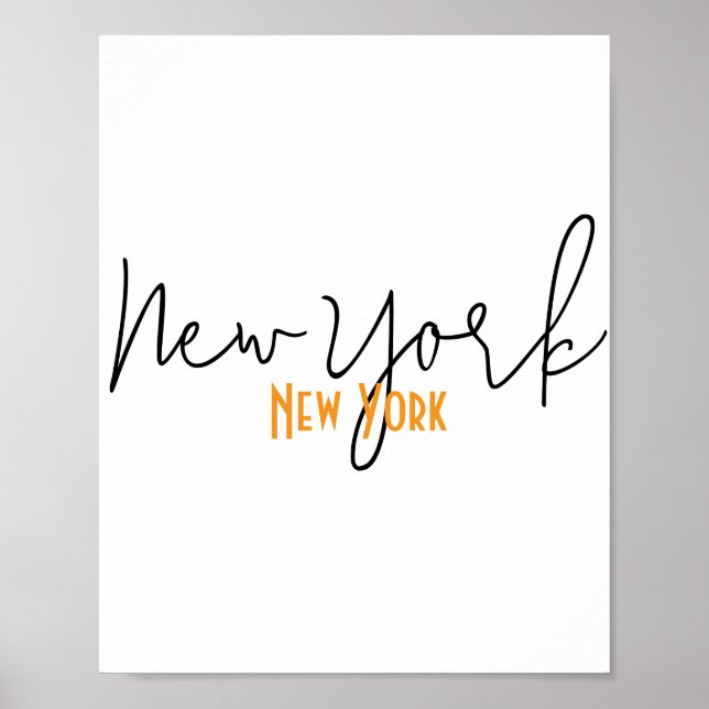 New York, New York Souvenir Poster (Front)