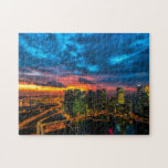 New York Night Skyline Photo Jigsaw Puzzle<br><div class="desc">New York Night Skyline Photo jigsaw puzzle.</div>