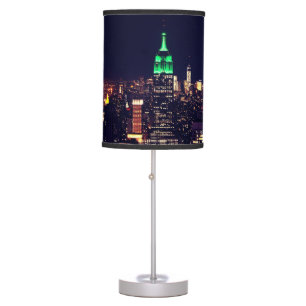 New York night skyline Table Lamp