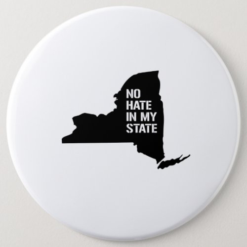 New York No Hate In My State Button