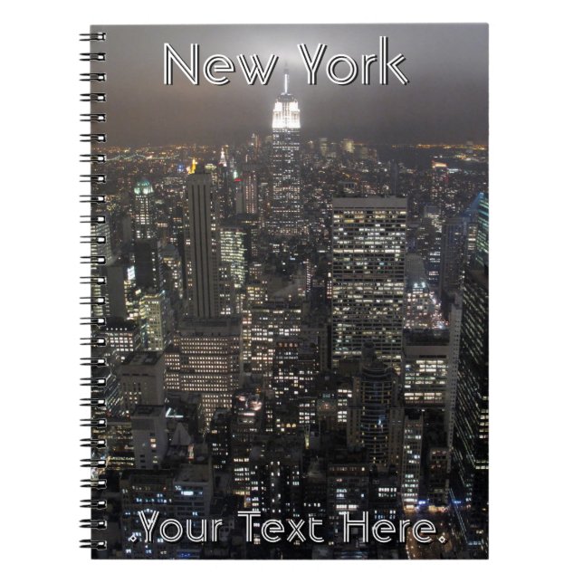 New York Notebook Personalized NY Souvenir Journal (Front)