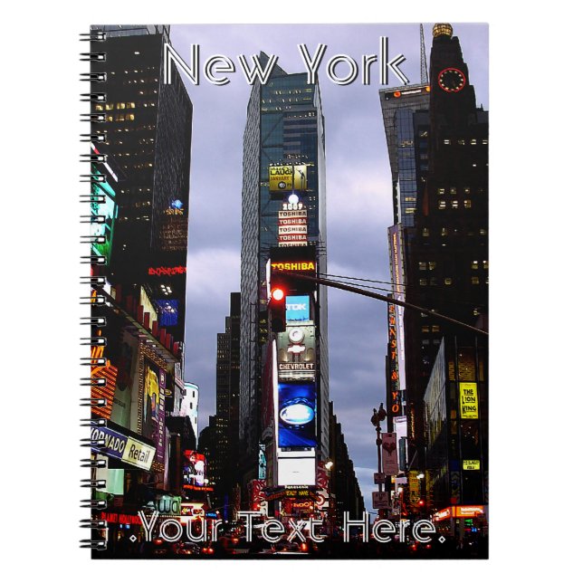 New York Notebook Personalized NY Souvenir Journal (Front)