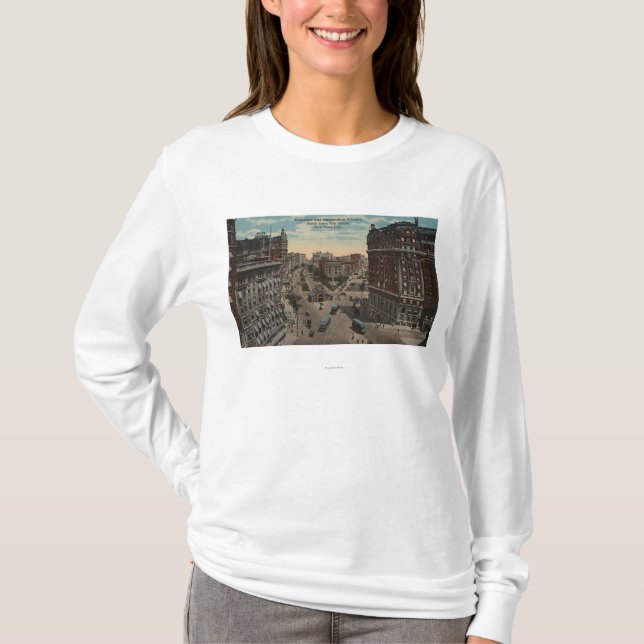 New York, NY - Broadway & Amsterdam Avenue T-Shirt (Front)