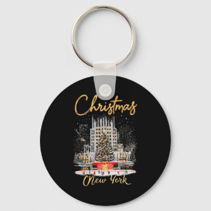 New York Ny Christmas Girl Trip Matching Keychain