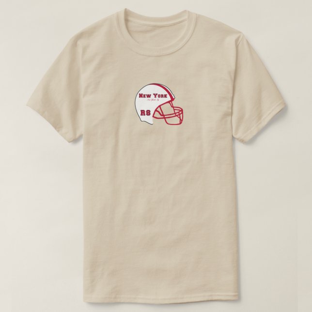 New York NY Football Logo T-Shirt (Design Front)