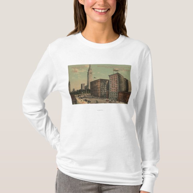 New York, NY - Hotel Arlington Near T-Shirt (Front)