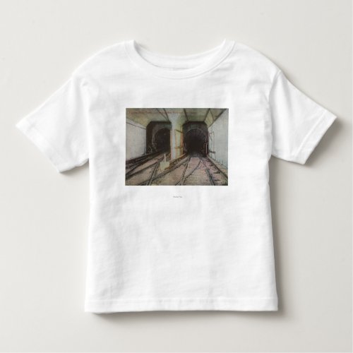 New York NY _ Hudson River Tunnel Subway Syste Toddler T_shirt