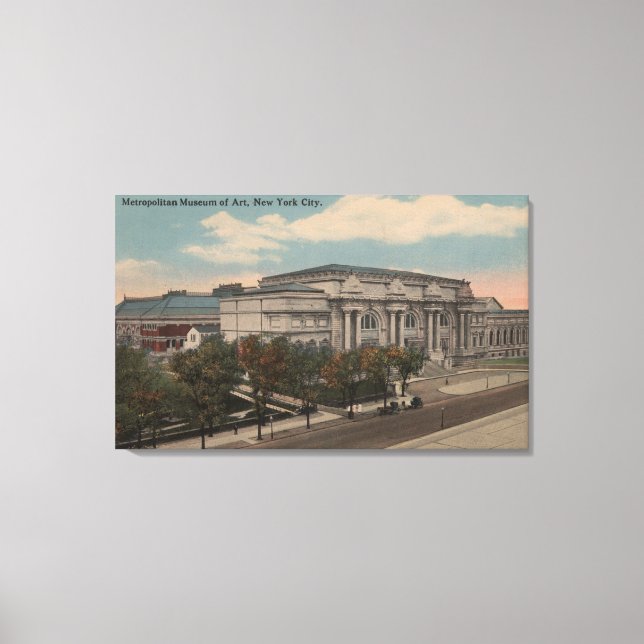 New York, NY - Metropolitan Museum of Art Canvas Print (Front)