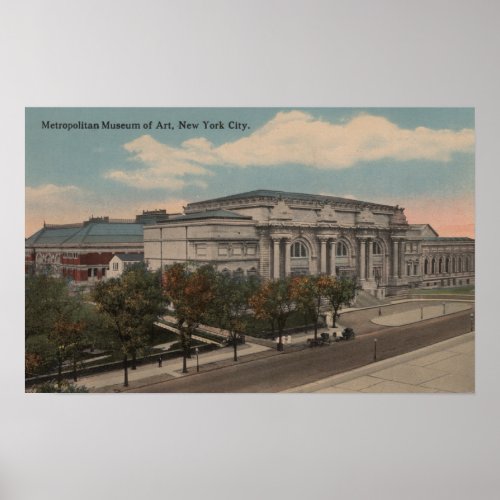 New York NY _ Metropolitan Museum of Art Poster