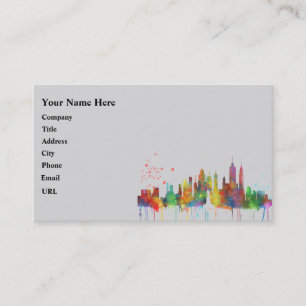 NEW YORK, NY SKYLINE - Business cards