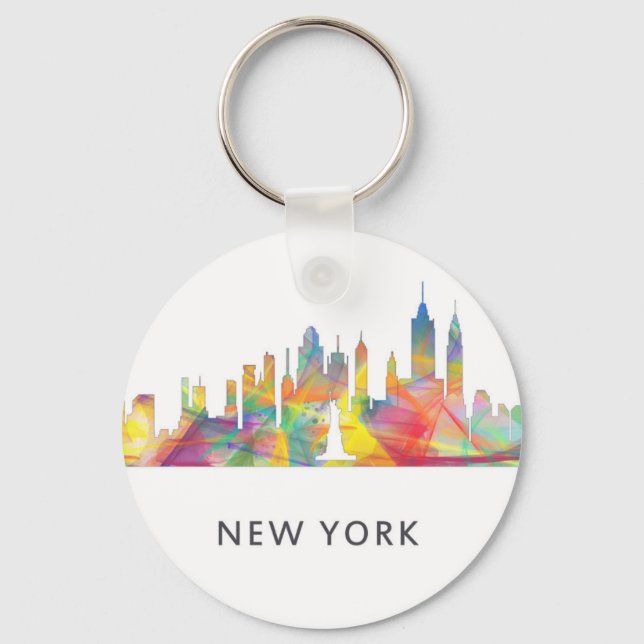 NEW YORK, NY SKYLINE WB1 - KEYCHAIN (Front)
