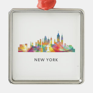 NEW YORK, NY SKYLINE WB1 - METAL ORNAMENT