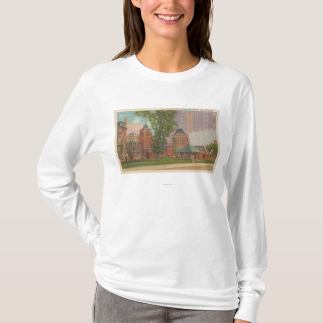 New York, NY - The Little Church T-Shirt (Front)