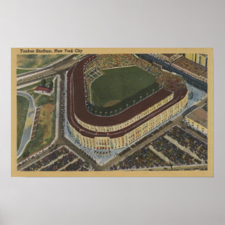 New York, NY - Yankee Stadium from the Air #1 Poster