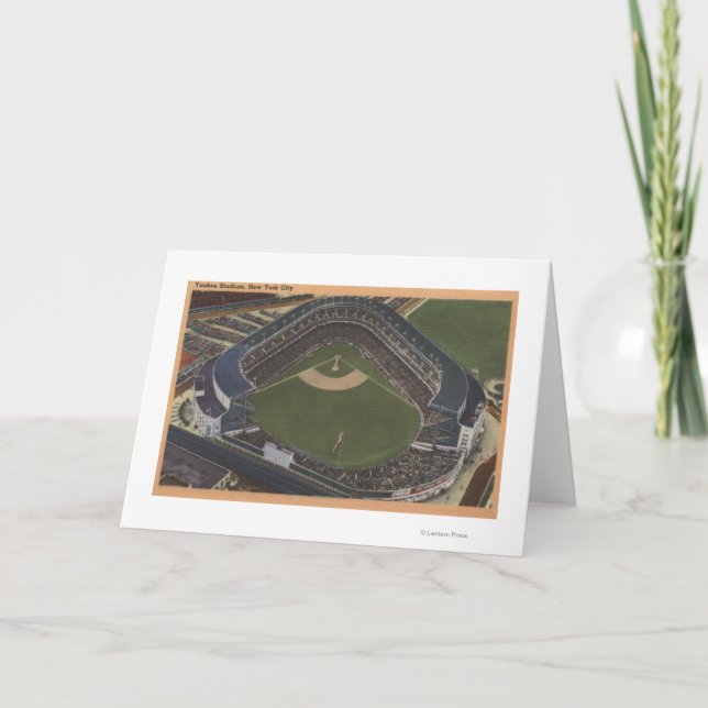 New York, NY - Yankee Stadium from the Air #2 Card (Front)