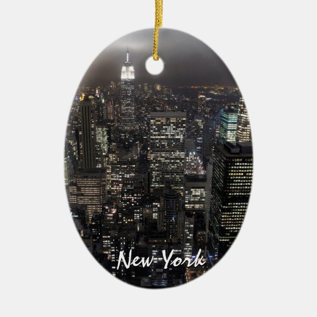 New York Ornament Personalized New York Souvenir (Front)