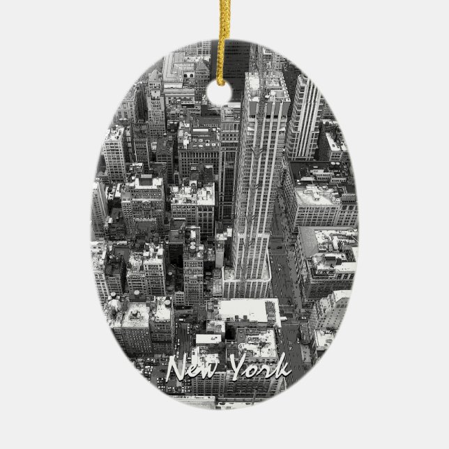 New York Ornament Personalized New York Souvenir (Front)