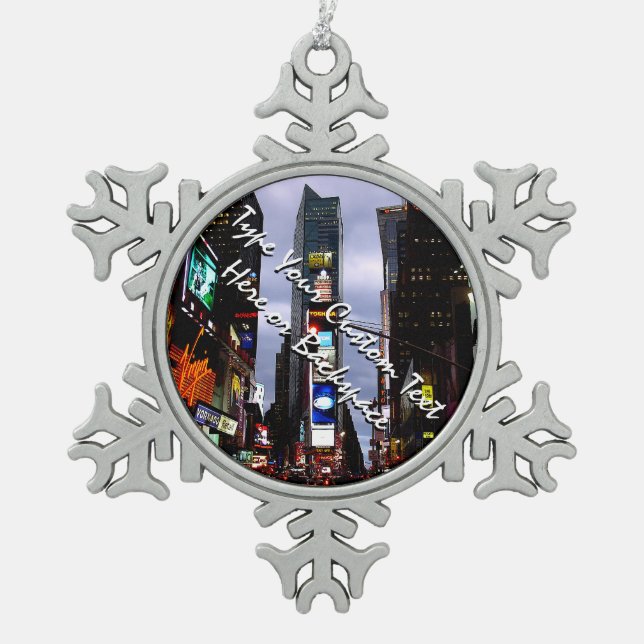 New York Ornament Personalized New York Souvenir (Front)