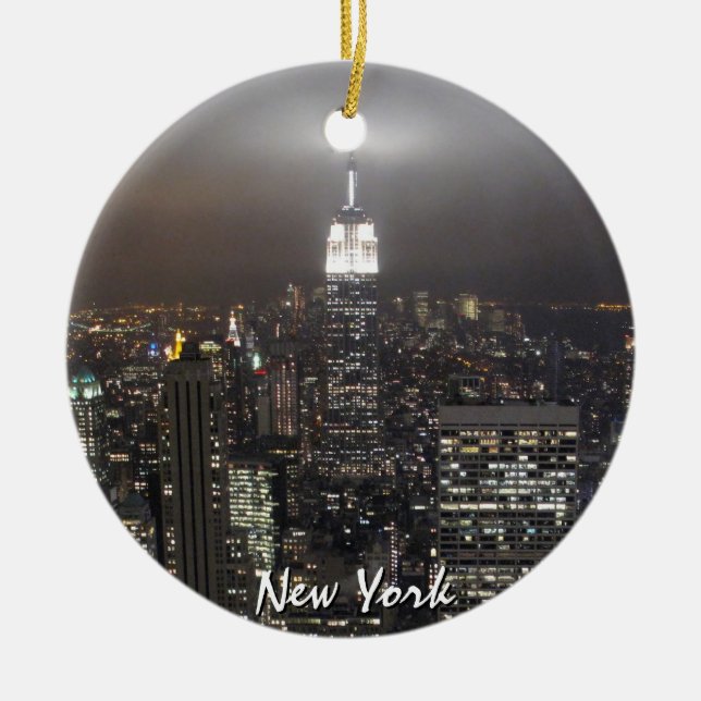 New York Ornament Personalized Souvenir Decoration (Front)
