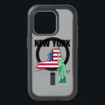 New York Otterbox Defender Series XT iPhone 15 Pro Case<br><div class="desc">Embrace the spirit of the city that never sleeps with our exclusive New York Otterbox Defender Series XT iPhone 15 Pro Case. The case proudly displays "New York" in bold, stylish lettering. Integrated into the design is an intricately detailed American flag creatively shaped to mirror the outline of New York...</div>