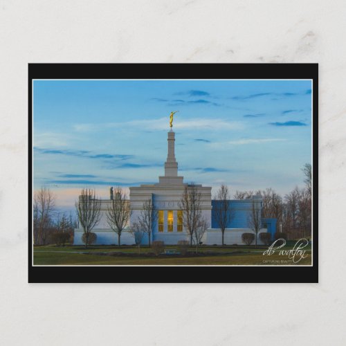 New York Palmyra Temple Postcard